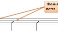 Quarter note in rhythmic notation